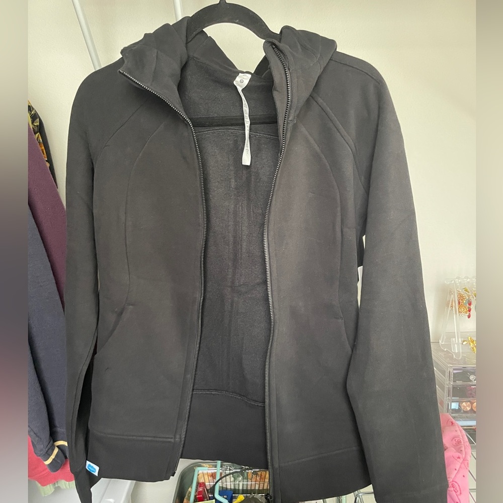 Black Scuba Full-Zip Hoodie from Lululemon (Size 8) | New with tags!